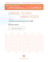 Domine tu mihi lavas pedes SATB choral sheet music cover